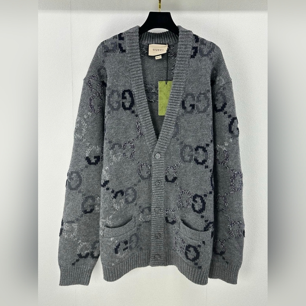 GUCCI GG Wool-Blend Cardigan